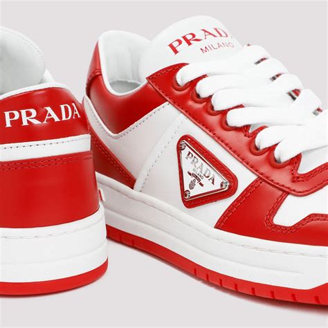 prada red sneakers|red prada tennis shoes.